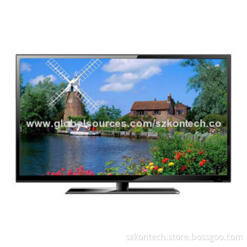 39-inch Home LED TV with Slim Bezel, DVB-T, ATSC, ISDB-T for Options, Child Lock